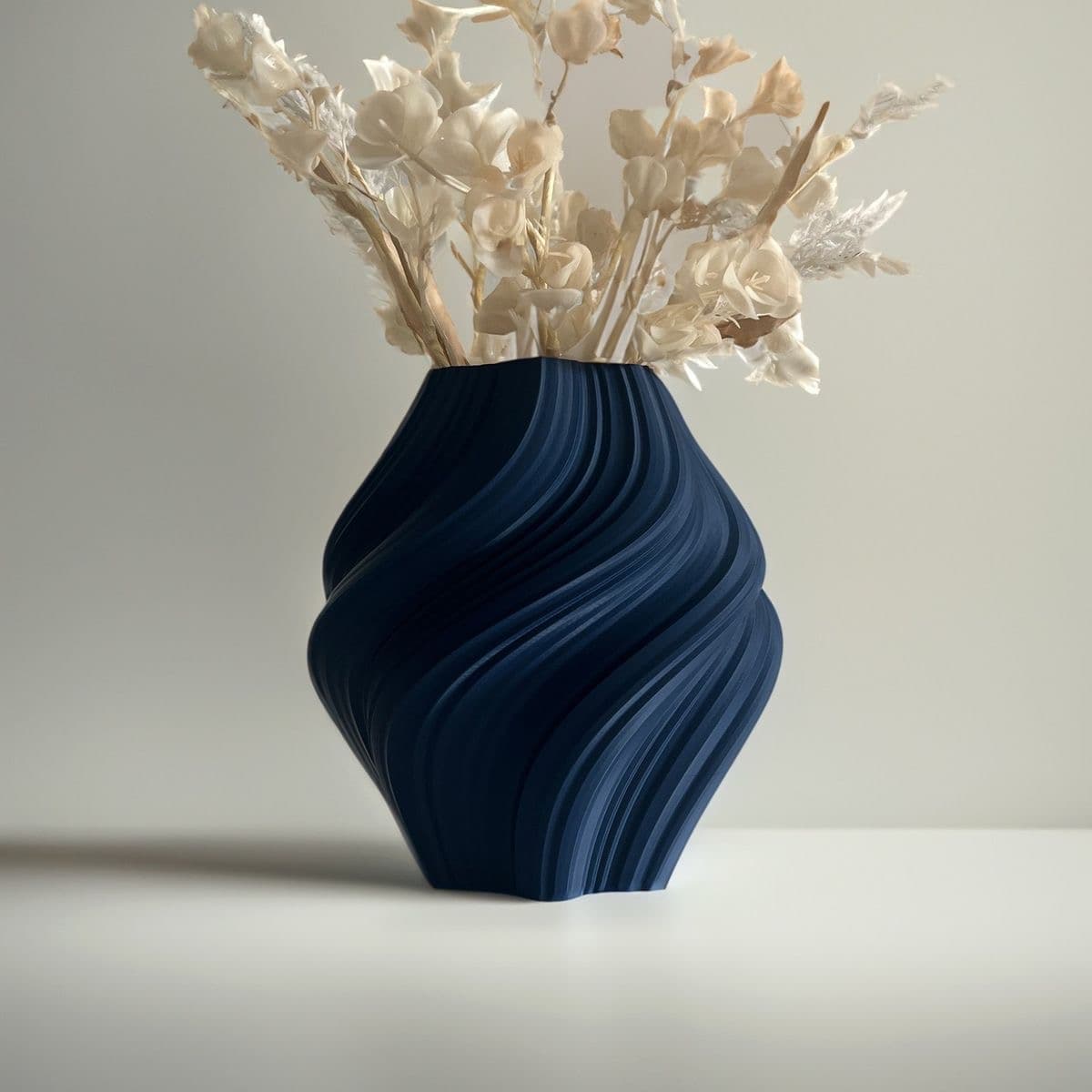 Midnight Swirl Vase