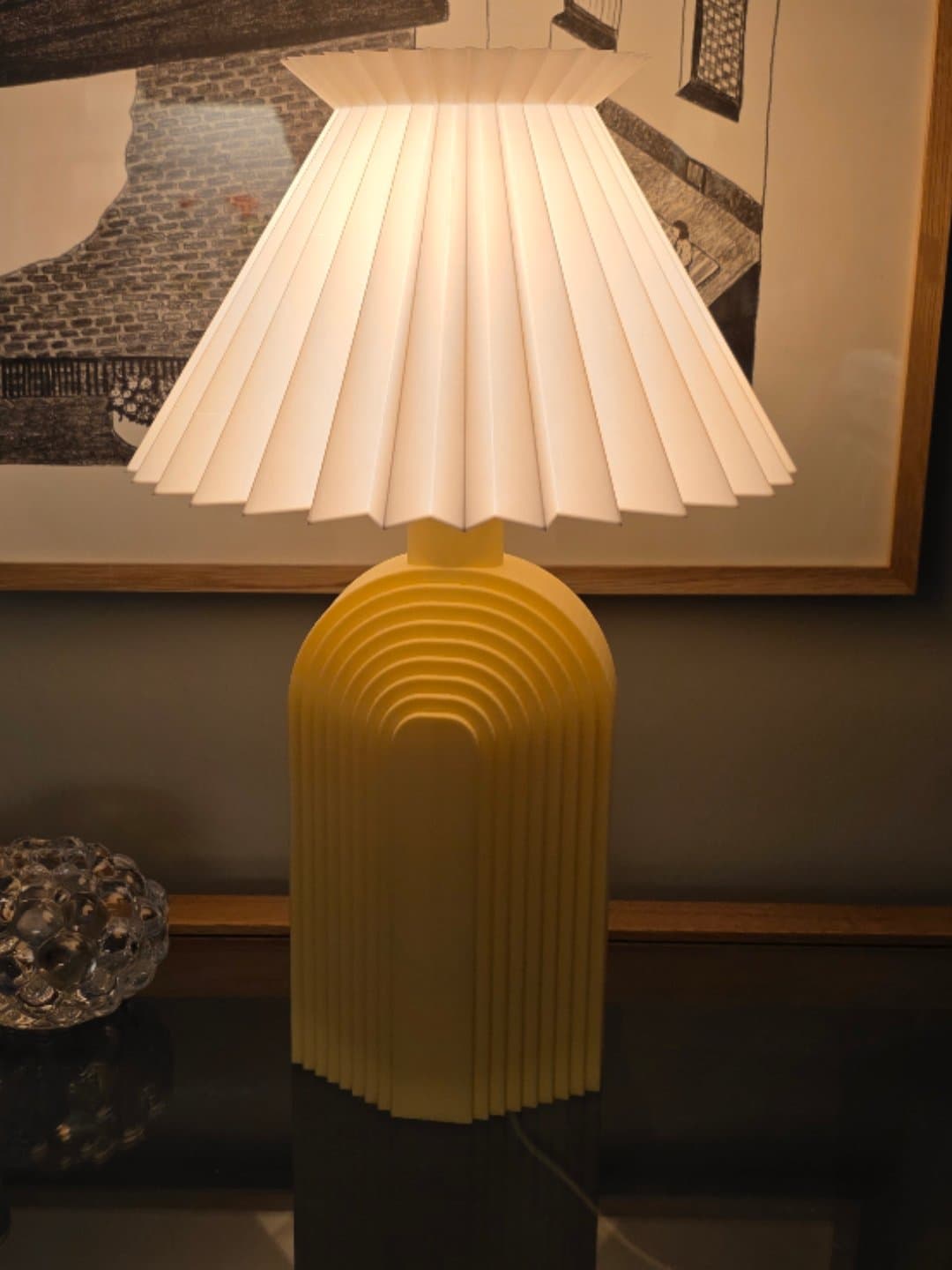 Pleated Zenith Lamp