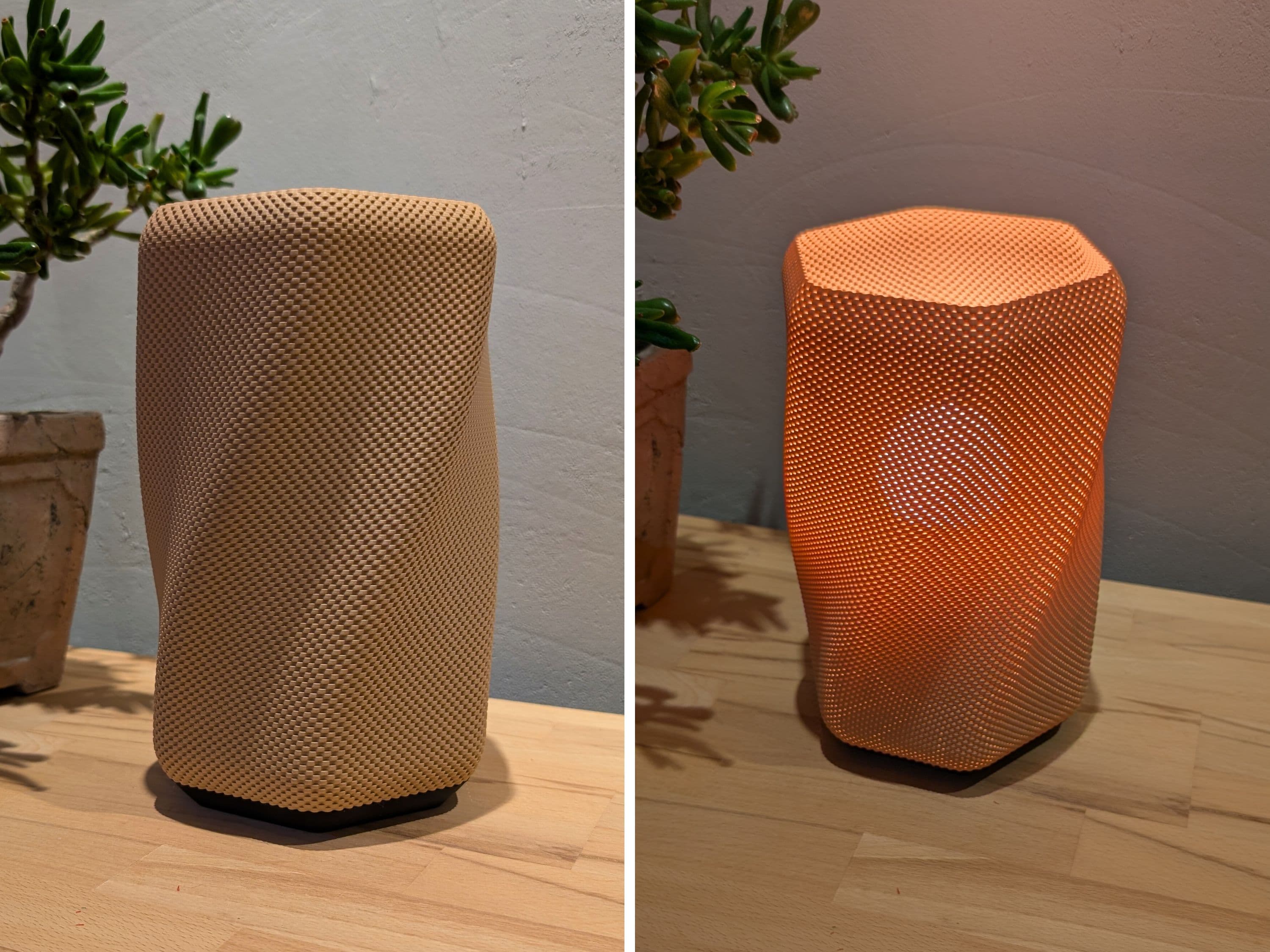 Lattice Twist Table Lamp