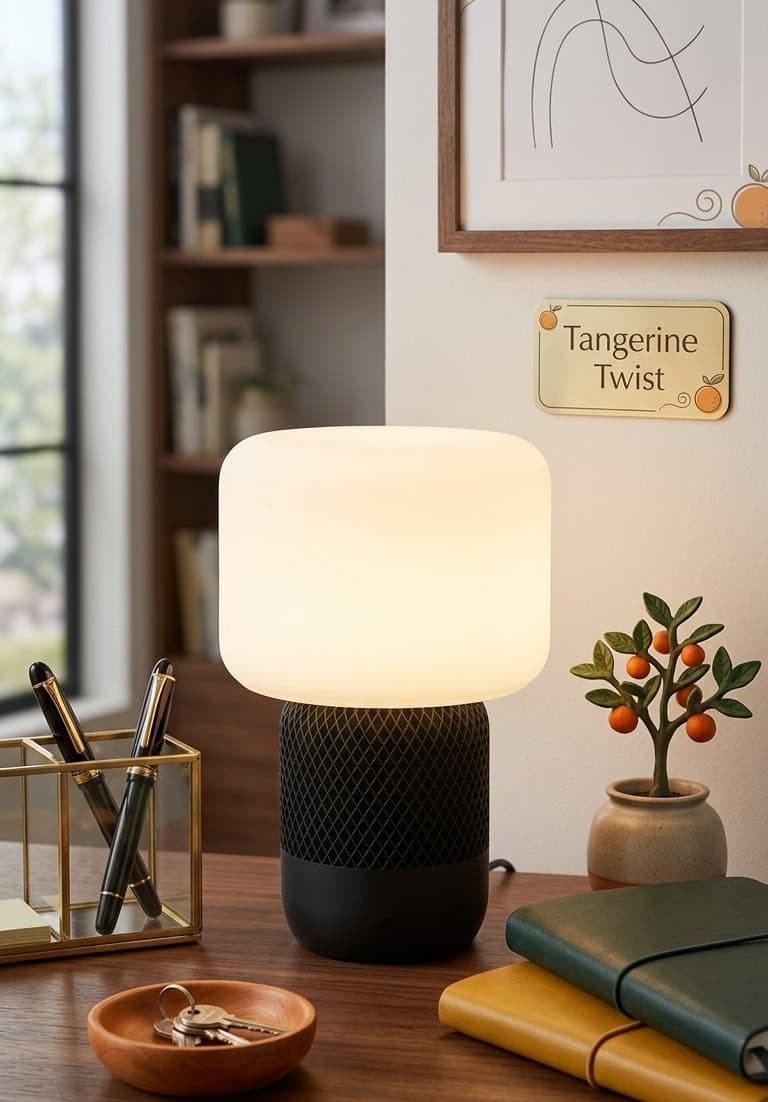 Mesh Puck Table Lamp